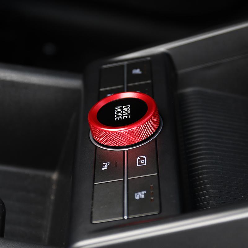 For Hyundai Kona SX2 2024 2025 Interior Accessories Aluminum Car Central Console Gear Shift Drive Model Control Knob Ring Cover