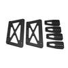 RC Metal Alloy Chassis Lift Plate Set Kit for   SCX10 1Celsius10 RC Model Car Parts