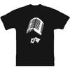 Microphone Graphic T Shirt XL Black