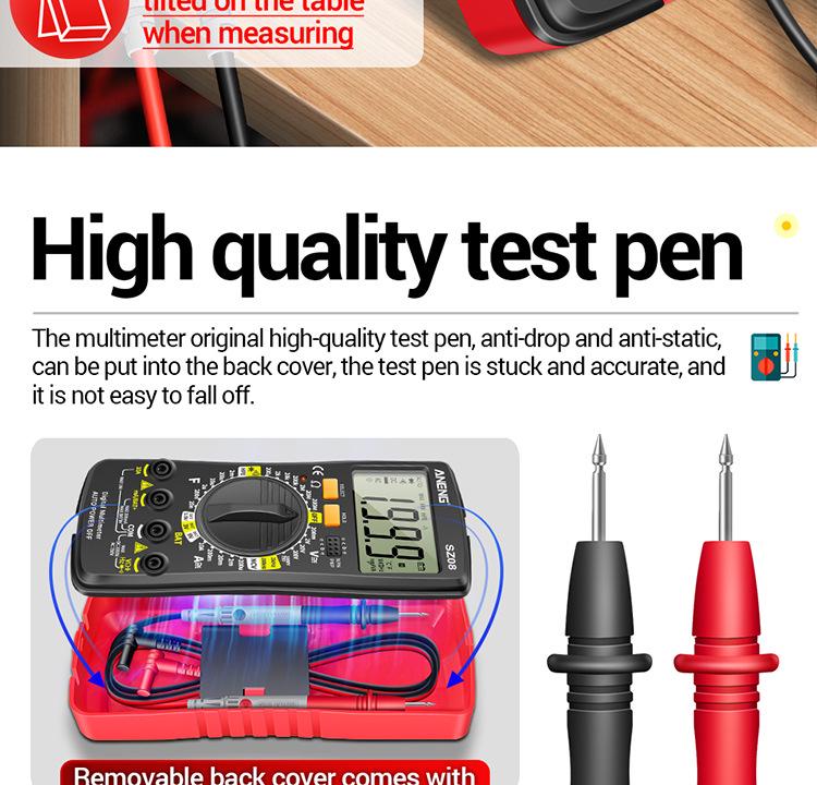 ANENG SZ08 Precision Digital Multimeter for Electrician Maintenance