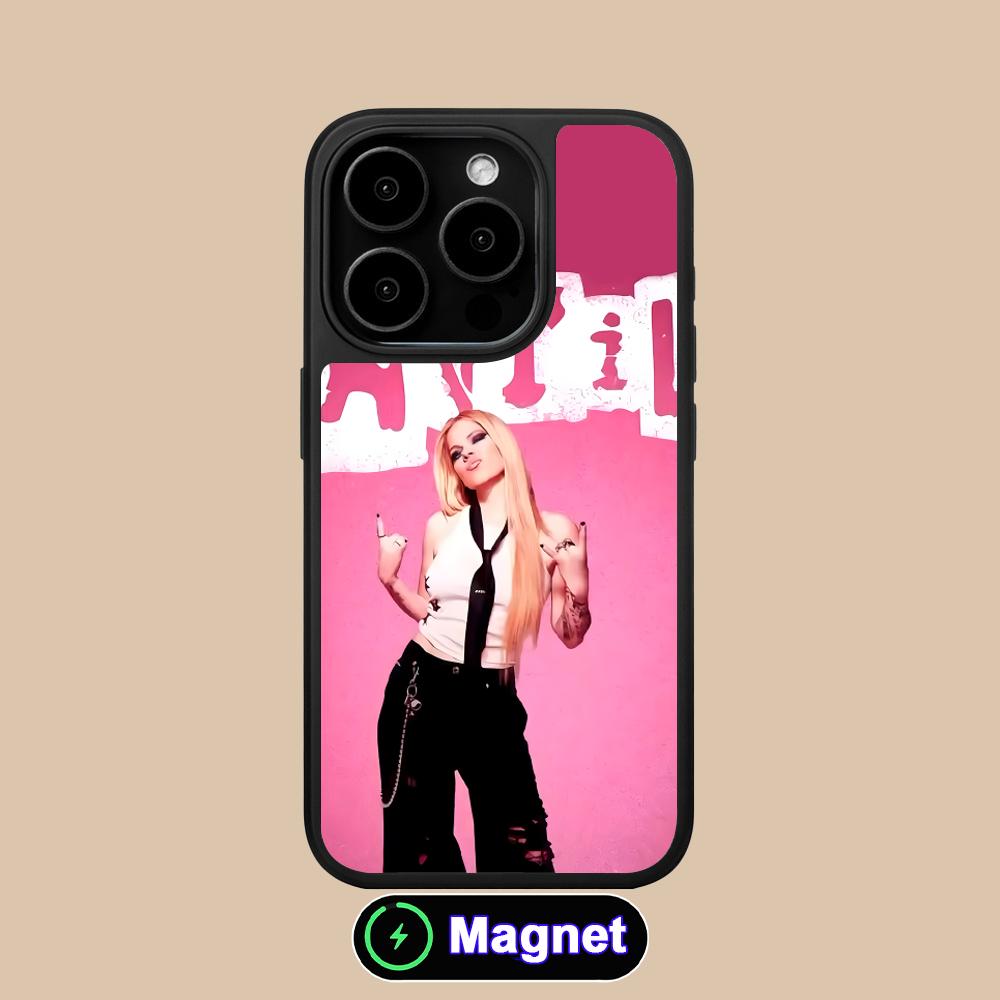 

Avril Lavigne Matte Surface Magsafe Mobile Phone Case for iPhone 17 16 15 14 13 12 11 Air Pro Max Plus Colorful Cover iPhone 11