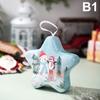 Christmas Decor Tinplate Box Storage Box With Lanyard Candy Biscuit Box Jewelry Storage Party Favors Christmas Tree Decoration