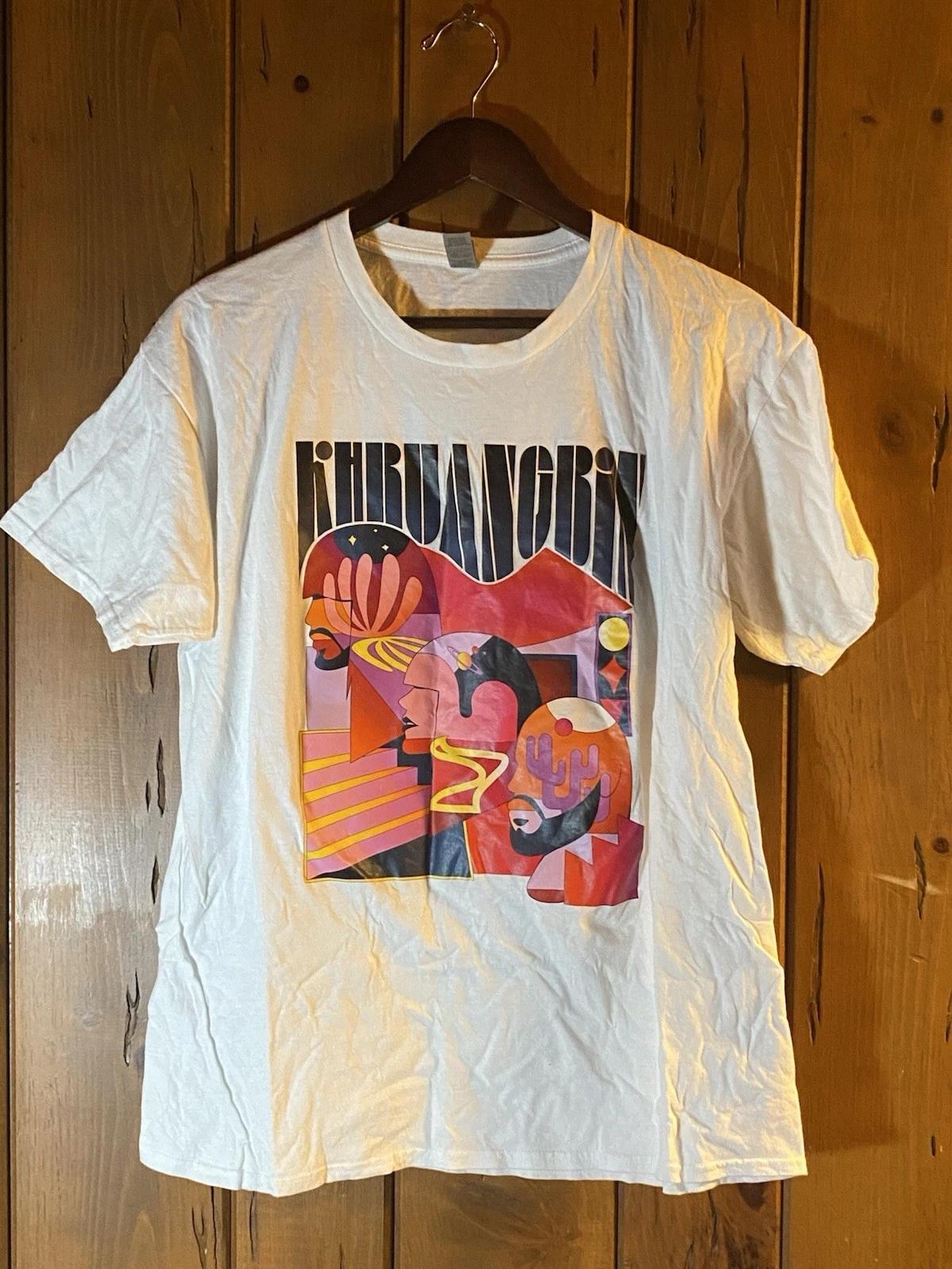 

Khruangbin 2021 North American Tour T-Shirt - White - Size XL - Two-Sided S