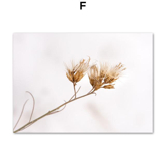 Wall Art Canvas Painting Autumn Plants Flowers Cotton Woman For Living Room Home Decor Nordic Posters And Prints Wall Pictures