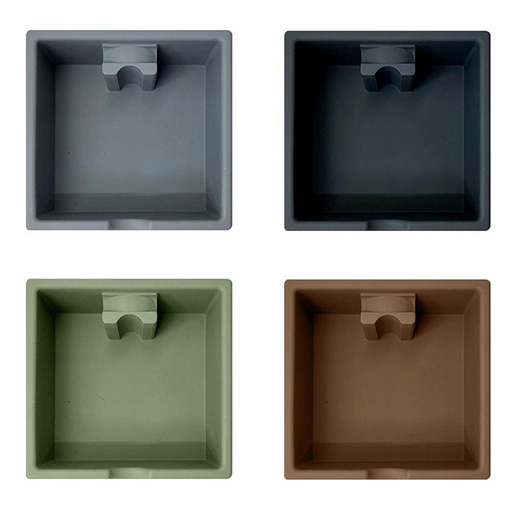 Non-Slip Coffee Knock Box 1.5L Capacity Shock-Absorbent Coffee Grounds Container Quiet Reusable Espresso Dump Bin Home Cafe