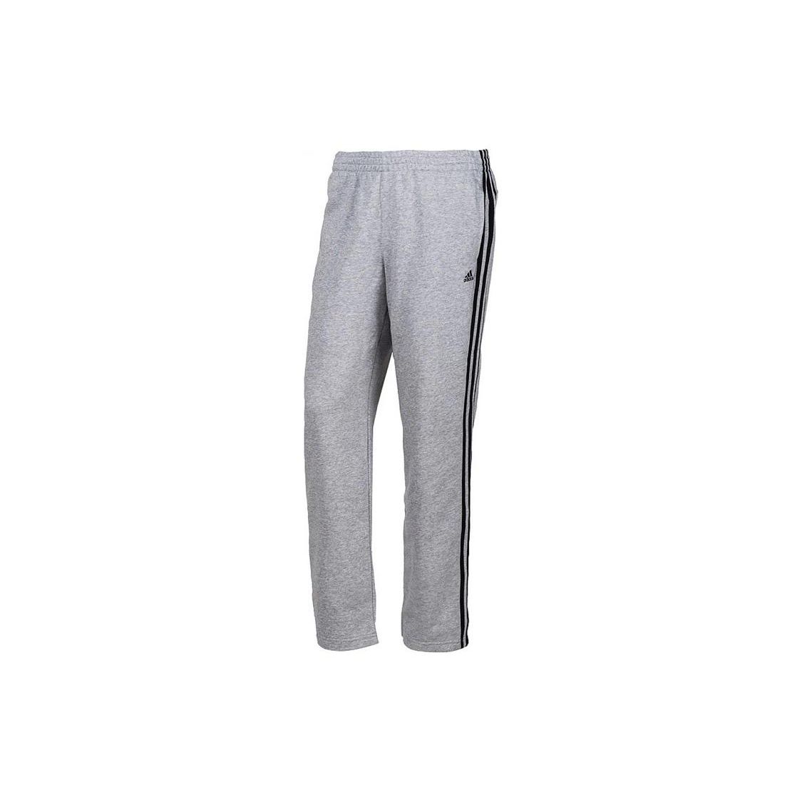 Adidas Полосатые Спортивные Штаны Прямого Кроя Мужские Серые X12934 XL