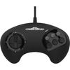 Retro-bit - Manette Filaire Noire BIG6 Sega Mega Drive & Genesis - Port D'origine