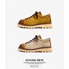 3009 Men's Shoes Spring New Cowhide Platform Casual Shoes Fashion British Classic Retro Leather Shoes