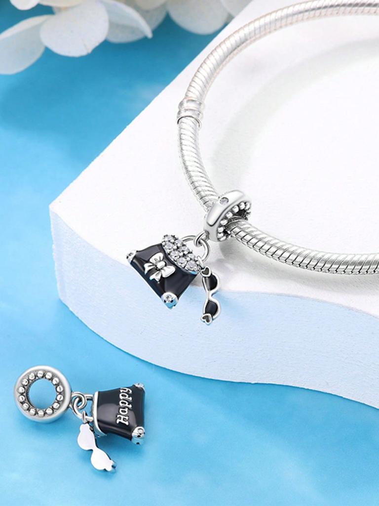 Charms Plata Ocean Travel Ship Luggage Beads Charm Copper Plated Fit Charms Original Bracelet For Jewelry Making Diy Charm