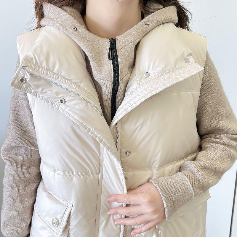 Damen Neue Mode Daunenweste mit lockerem Schnitt für Herbst/Winter