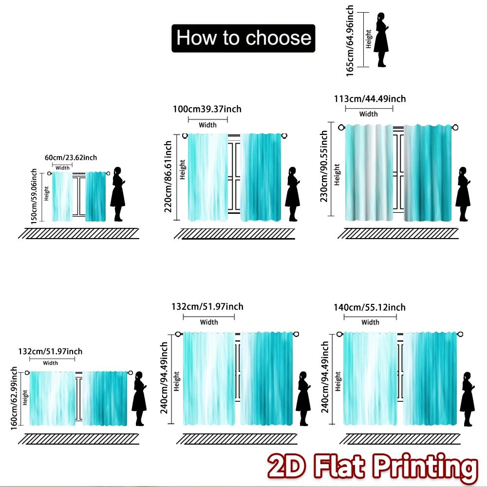 2D flat Photography Backdrop Popular Photography Banner Blue Vertical Brushstrokes (2) 100% Polyester Party & Holiday Decor