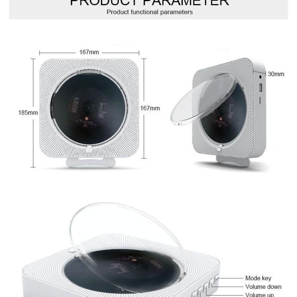 LED ekranlı Bluetooth CD Çalar (Şarj fonksiyonu ile)