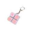 1PC Silicone Cat Paw Keychain Stress Relief Toy for Keyboard Lovers Portable Fidget Keyring Gifts Press Button Anxiety Relief