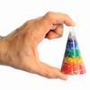 Orgonite Cone Chakra Copper Crystals Gemstones 80mm