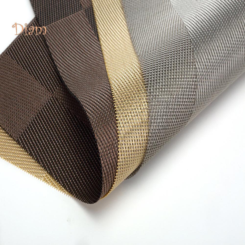 NO.HS PVC Rectangle Placemat Heat Insulated Bowl Dish Mat Dining Table Decor Heat Resistant Mat