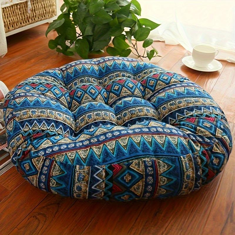 Round Floor Cushion Pillow Thickened Tatami Yoga Mat for Meditation Machine Washable Seat Cushion Office Sleeping Mat