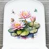 Bathroom Toilet Seat Sticker Self-Adhesive Floral Butterfly Decals Toilet Stickers For Cistern Bathroom Wc Restroom Decor