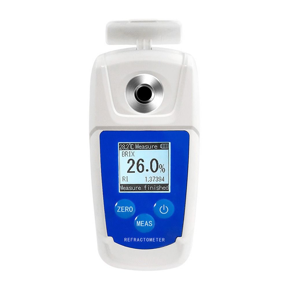 Mini Brix Tester ±0.2% Precision Brix Meter Digital Brix Refractometer Fruit, Juice, Drink