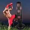 Adult Children Fitness Boxing Column Inflatable Soft Flexible Folding Sandbags155cm