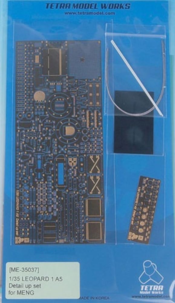 

Tetra Model Серия ME Немецкий танк Leopard 1A5 Пластиковые детали для модели ME3537 1/35 (МУЖЧИНЫ)