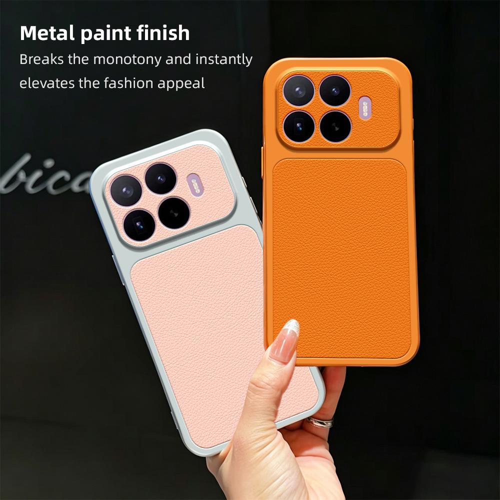 For Xiaomi 17 Case Xiaomi 17T Cover Xiaomi 17T Pro Leather Case Luxury Lens Protection Case Protect Matte Leather Back Cover