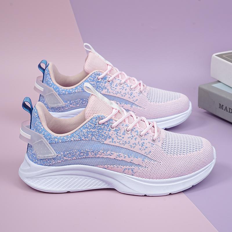 Autumn sports shoes mesh breathable soft-soled running shoes lightweight student casual shoes