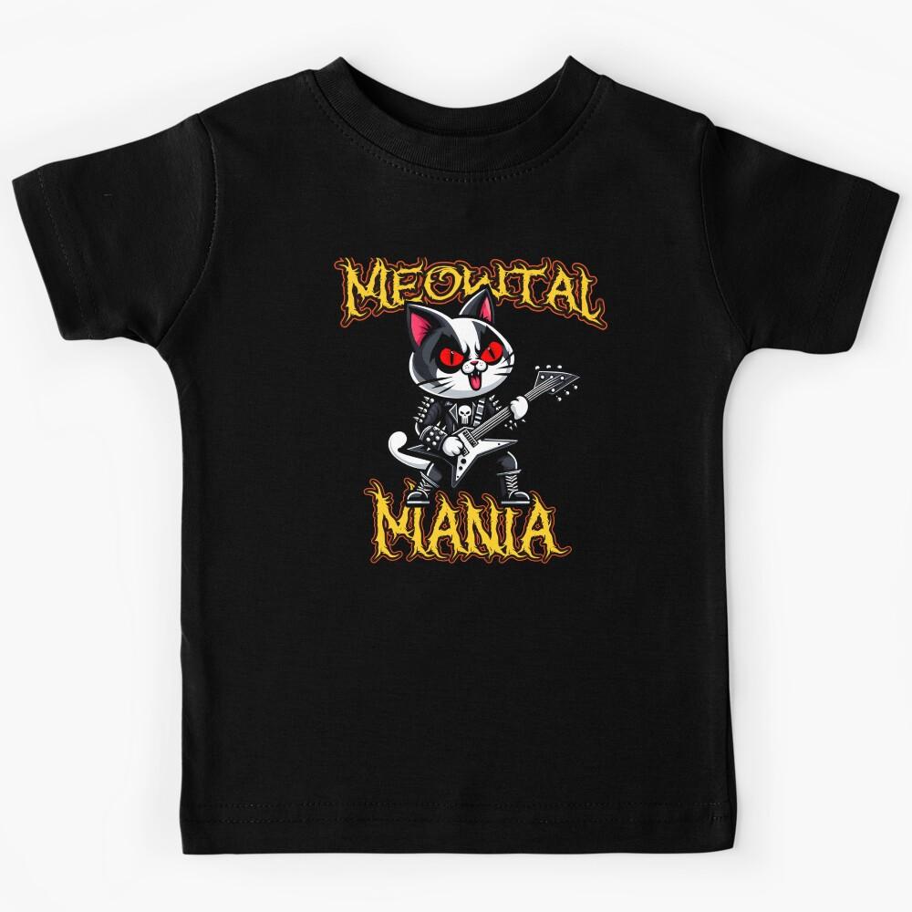 Metal Cat Kids T-Shirt 130