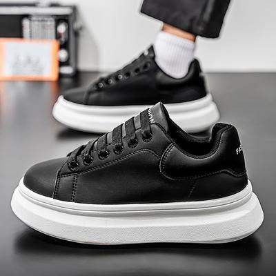 2026 Primavera Novo Tendência Moda Nicho Alta Qualidade Sola Grossa Confortável Sapatos Masculinos Casuais Esportivos Tênis de Skate