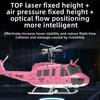 C032 UH-1 Brushless RTF RC Helicopter 6-axis Gyroscope One Click 3D Flip Optical Flow Positioning UH1 Helicopter Model Hobby Toy