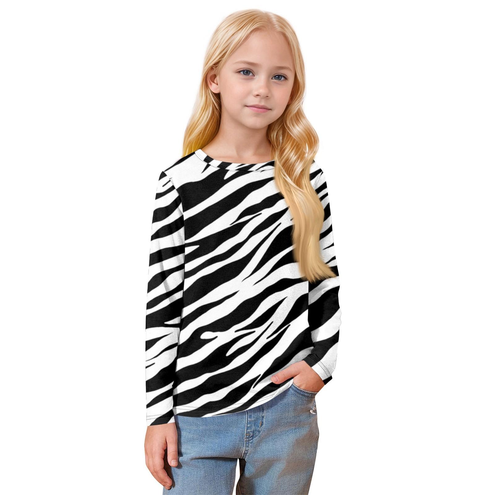 

Детская футболка с длинными рукавами и круглым вырезом, повседневная футболка 110 чёрный