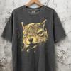 Raucher Eichhörnchen Shirt, Vintage Y2K Grunge Eichhörnchen Grafik T-Shirt, Lustiges Eichhörnchen Gesicht Shirt, Unberechenbares Tier Noir Punk Streetwear, Meme Geschenk