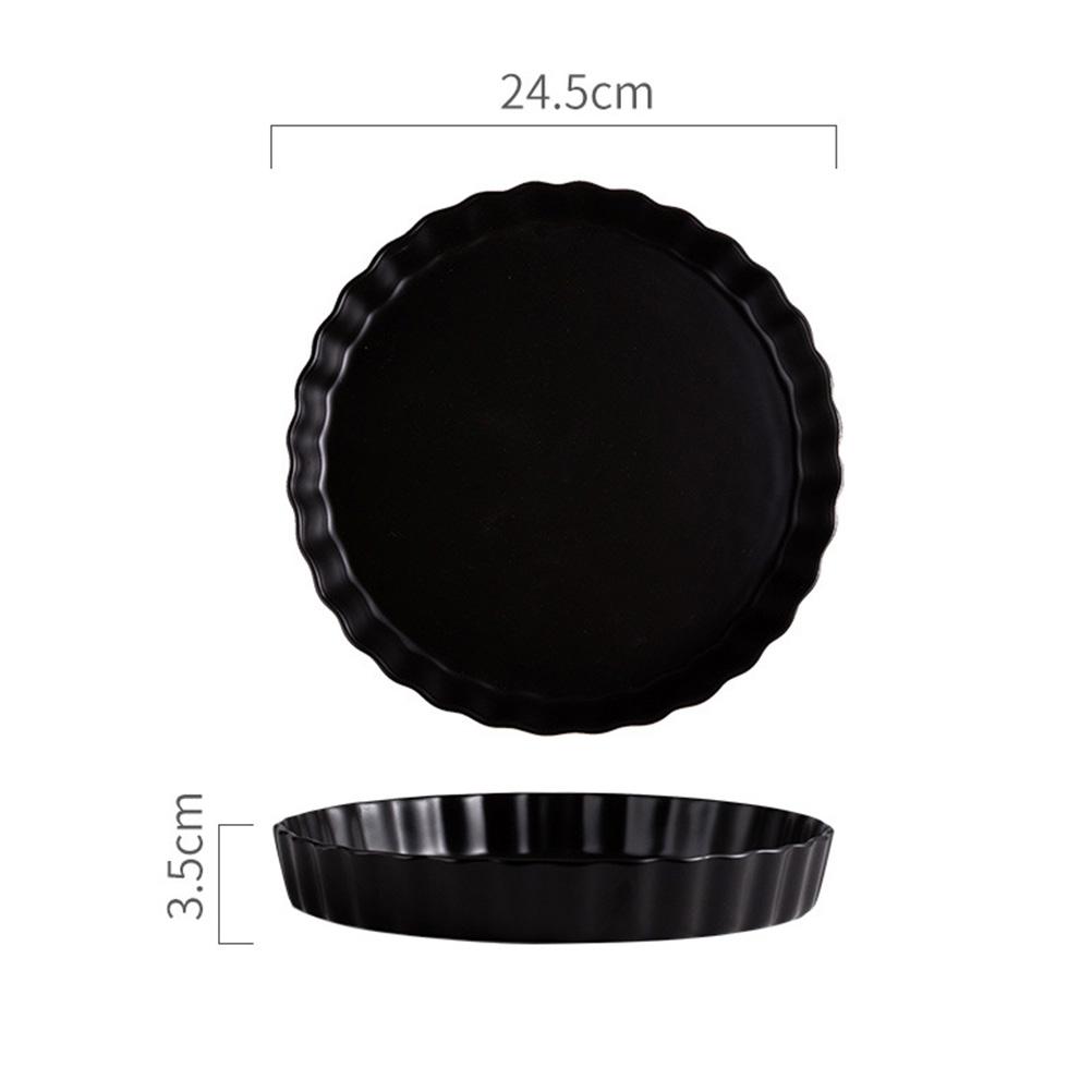 Keramický talíř Tmavě zelený Stylový servírovací talíř Vhodný na Párty Banket Oslavu Narozenin Kuchyň Jednoduchý talíř na sushi