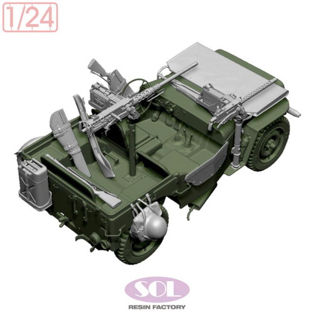 Sol Model WWII US Ton General Purpose Truck Detail Up Set 3D Printer Kit MM1001 1/24 1/4