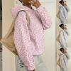 Herbst Winter Neu Damen Kapuzenpullover Leopardenmuster Langarm Freizeit Sweatshirt