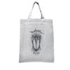 [SOTONEKO JAPAN] Shoebill Tote Bag, Gray, Small, Lightweight, Vertical, Fabric, Eco Tote, Shoebill Merchandise