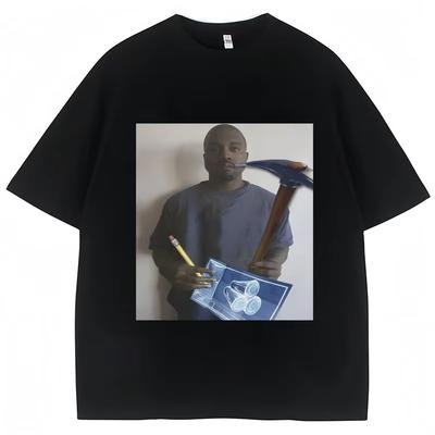 Rolig Kanye West Meme Grafisk T-shirt Barn Video Spel Humor T-shirt Män Kvinnor Sommar Kreativitet Bomulls T-shirts Streetwear Gåvor