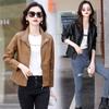 Autumn Women's Large Genuine Leather Clothing Popular Small Short Leather Jacket Coat Sheepskin Fashion