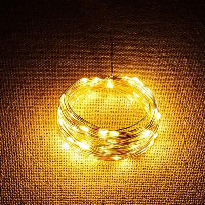 USB LED String Light 1/2/3/5/10M Copper Silver Wire Fairy Light 5V White Colorful Garland Light