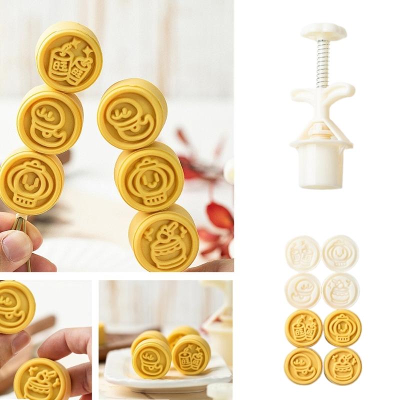 Multipurpose Mooncakes Press Molds Elegant 3D Snake Shape Dessert Molds For Innovative And Luck New Year Treats