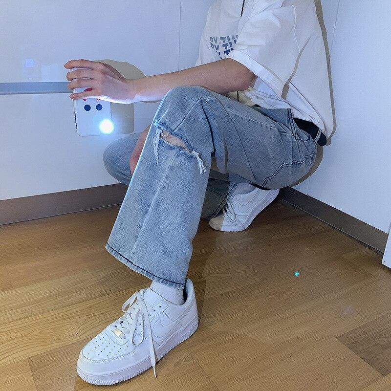 Buy Spring 2021 Fashion Streetwear Harajuku High Waist Wide Leg