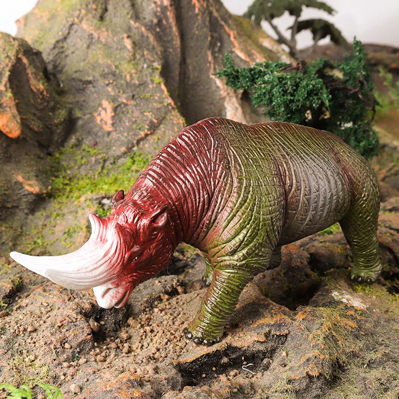Prehistoric Beast Toy Model - Solid Heavy-Footed Animal Replica for Boys & Girls, Paleontological Display & Gift