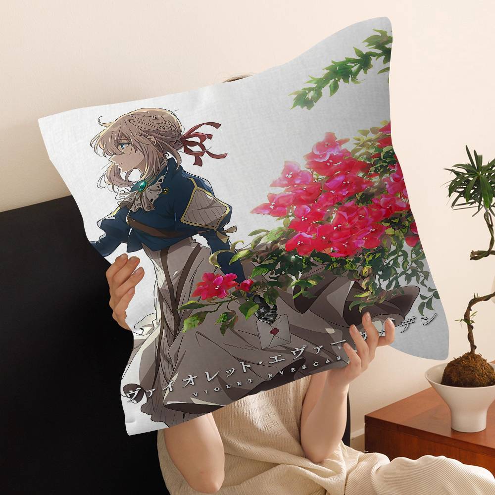 Anime Violet Eevergarden Pillow Anime Pillow Sofa Bed Head Pillow Cover Cushion Cover x Cm Fashion