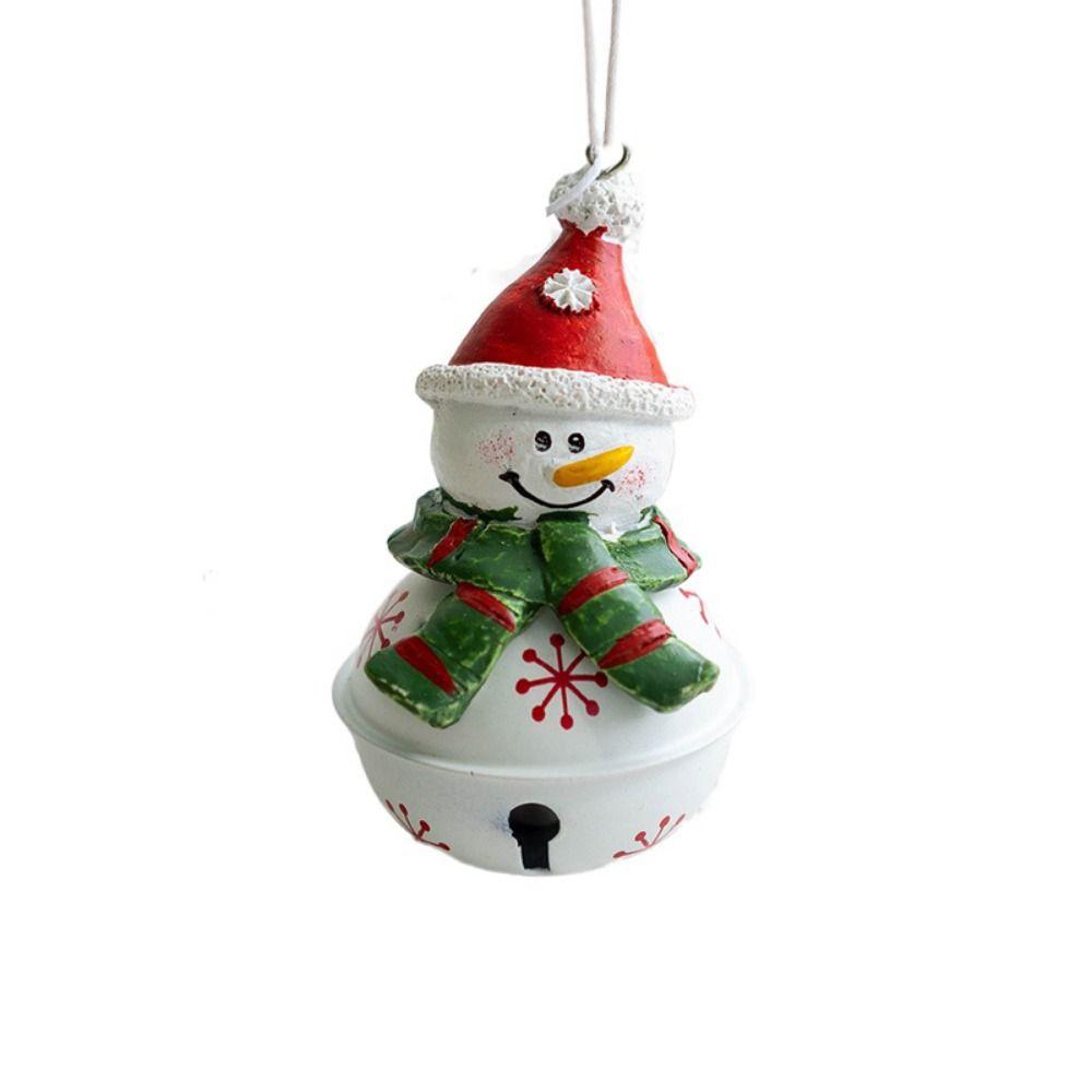 Cute Snowman Christmas Tree Pendant Resin/Iron Xmas Tree Pendant  Home Decor
