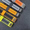 22mm 26mm Watch Strap Two-Tone Silicone For Garmin Fenix 8 Pro 8 7X 7Pro 6/Enduro 3/Instinct 2X/Tactix 8 Smartwatch Watch bands