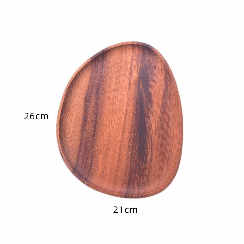 Walnut Wood Irregular Serving Plate