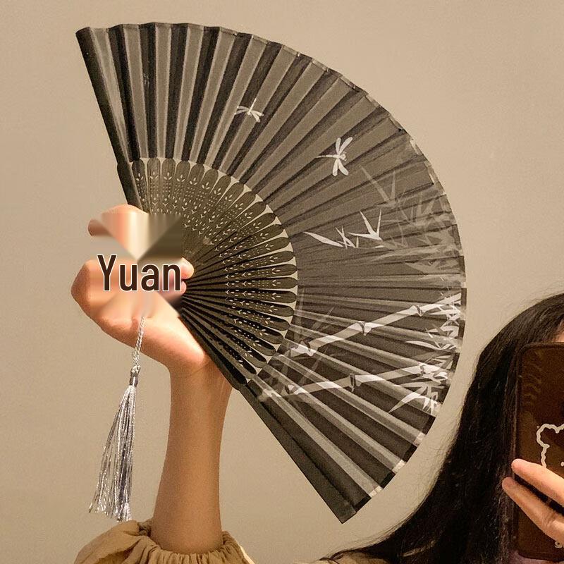 LIEI New Chinese Style Bamboo Folding Fan