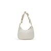 Champion Twisted Underarm Bag Script Logo Enamel Tag Pleated Hair Tie Shoulder Strap Casual Versatile Synthetic Leather Shoulder Bag Small U4AACPU14