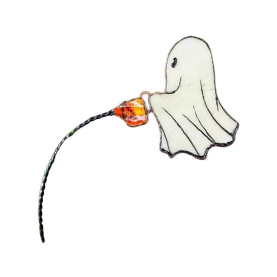 

Ручная работа Подставка для растения-призрака Милая подставка-кашпо в виде привидения с лейкой Хэллоуин Металлический декор для двора для улицы Патио Газона Сада Горшка A