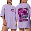 Women's Round Neck Short Sleeve T-shirt Casual Loose Top