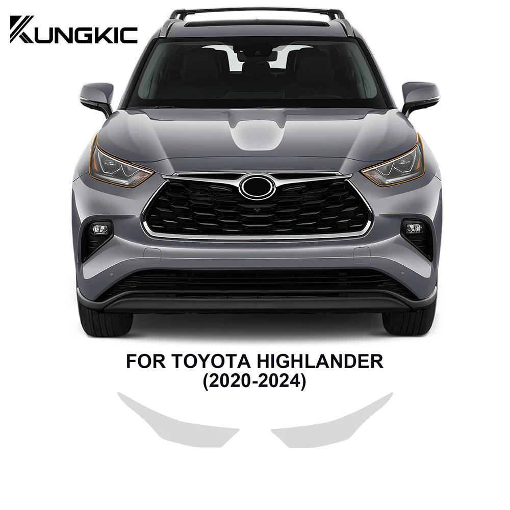 Pre-Cut TPU PPF Clear Paint Protection Film 8.5mil for Toyota Highlander 2020-2024 Headlight and Rearview Mirror Kit